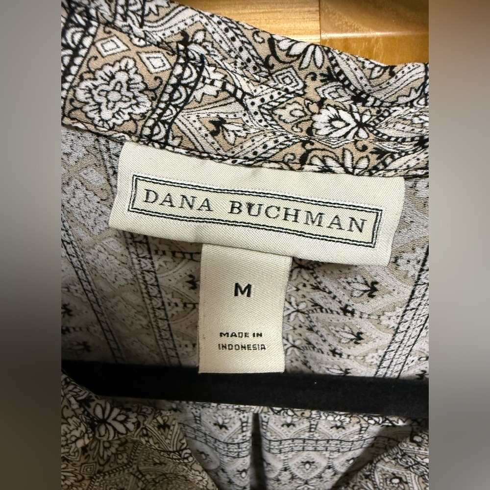Dana Buchman Patterned Sleeveless Blouse‎ M - Picture 4 of 8